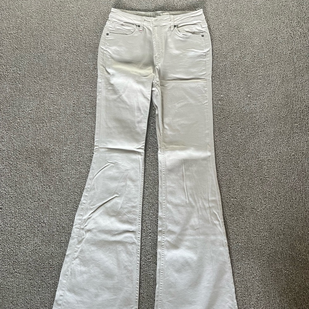 Cream idyllwind flare jeans